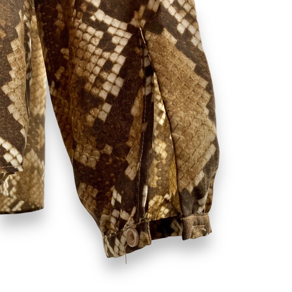 Michael Michael KORS | Basics Python Print Blouse NWOT - Picture 9 of 13